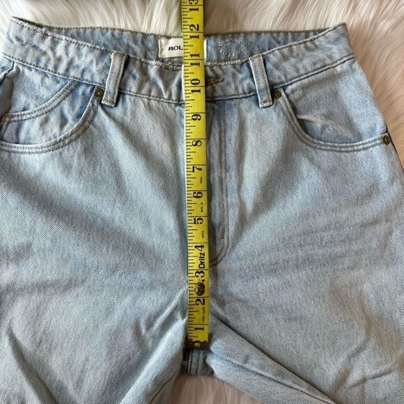 Rolla's High-Rise Straight Jeans Light Wash in Size 27 - Picture 8 of 11